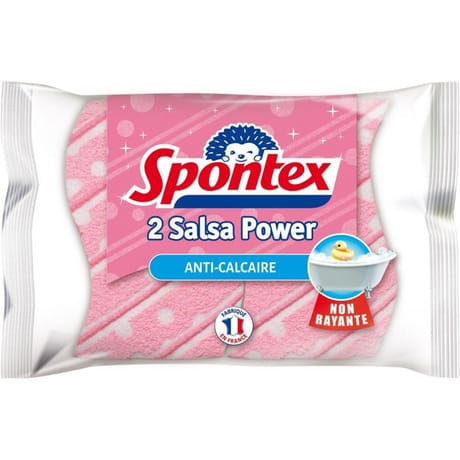 Spontex combinés grattants salle de bain salsa x2