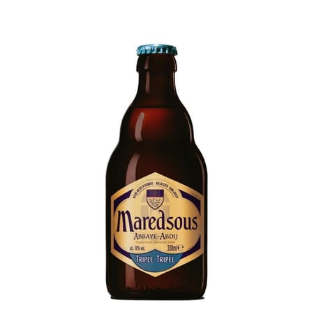 Bière d'abbaye ambrée Maredsous 33 cl 10% Vol.