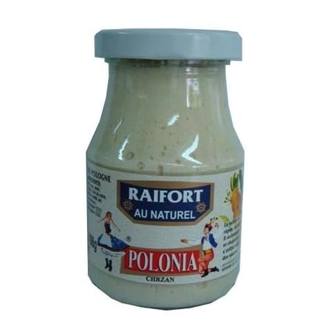 Polonia raifort blanc au naturel bocal 198 grs