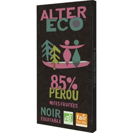 Alter Eco chocolat noir 85% bio 100g
