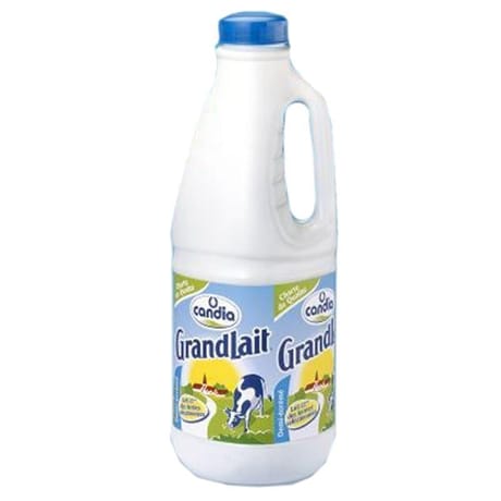 Grandlait lait demi-écréme bouteille 1.5l