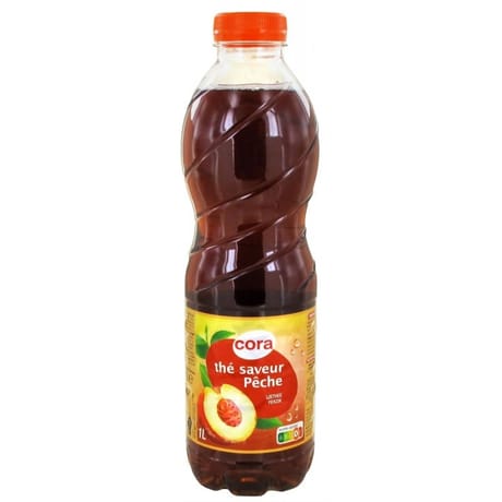 Cora thé saveur pêche 1l