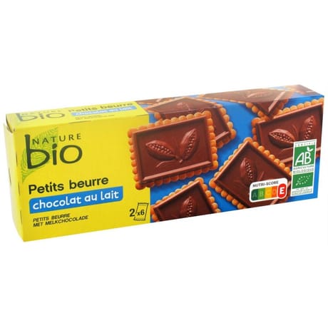 Nature bio petit beurre chocolat au lait 150g