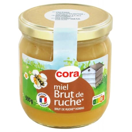 Cora miel brut de ruche france 500g