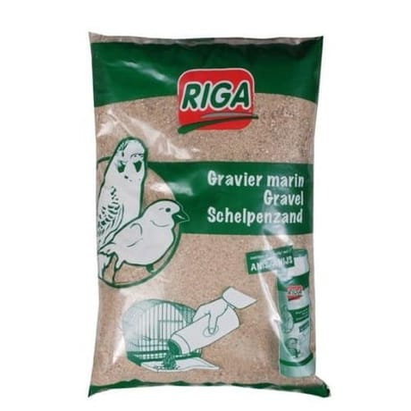 Riga - Gravier marin anisé pour fond de cage coussin de 5kg