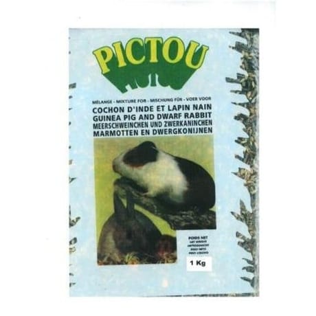 Pictou mélange cochon d'inde et lapin 1kg