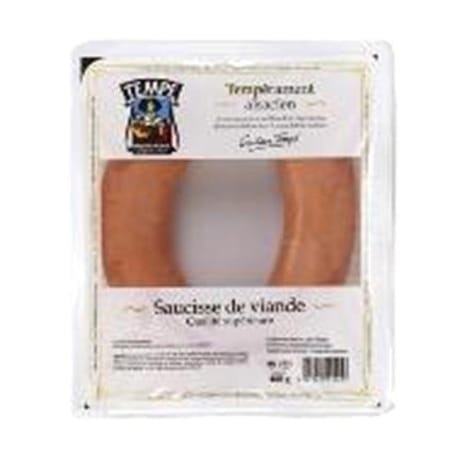 Tempe saucisse de viande sup boyau naturel 400g