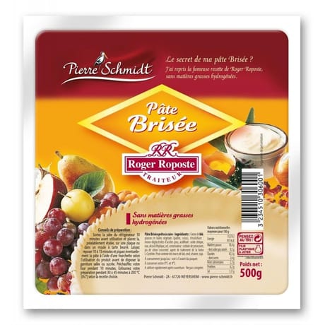 Pierre Schmidt pâte brisée bloc 500g