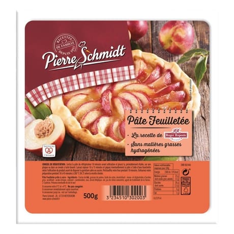Pierre Schmidt Pâte feuilletée bloc 500g