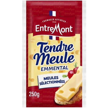 Entremont tendre meule portion emmental français 29%mg 250g