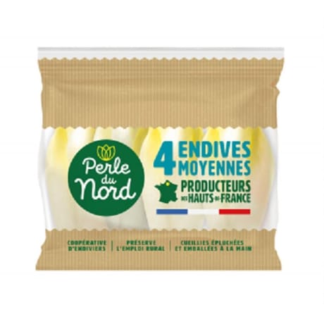 Endive moyenne sachet 4 pieces