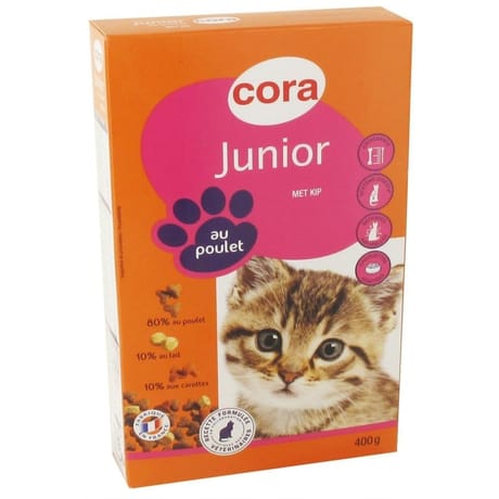 Cora croquettes chat junior 400g