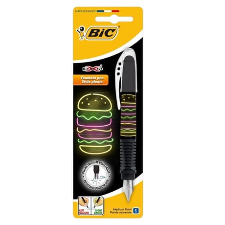 Bic stylo plume xpen décor burger 12-15 ans 2 décors