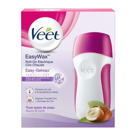 Veet easy wax roll on électrique cire chaude + recharge de cire