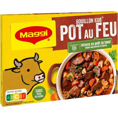 Maggi bouillon goût pot au feu 18 tablettes 180g