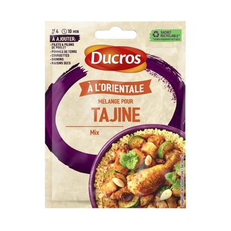 Ducros sachet mélange tajine marocain 18g