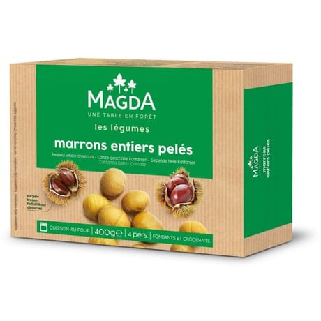 Magda marrons entiers pelés 400g