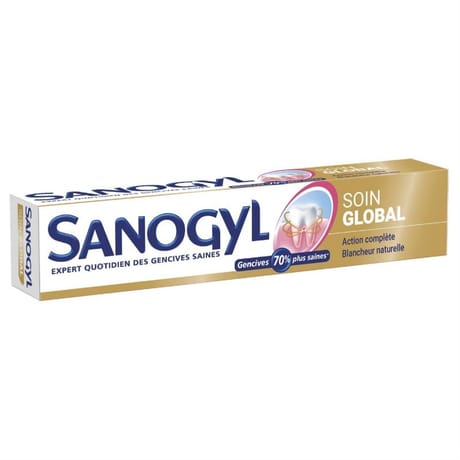 Sanogyl Dentifrice soin global + blancheur tube 75ml