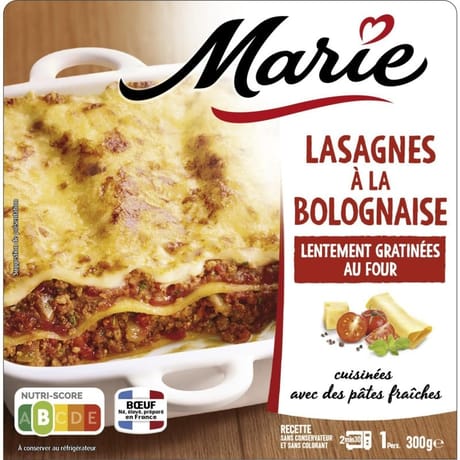 Marie lasagnes à la bolognaise 300g