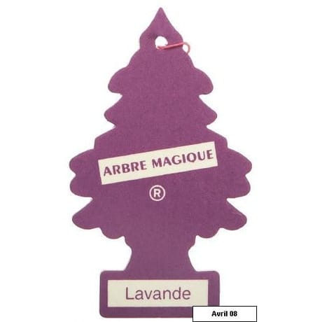 Arbre magique desodorisant voiture lavande 11g