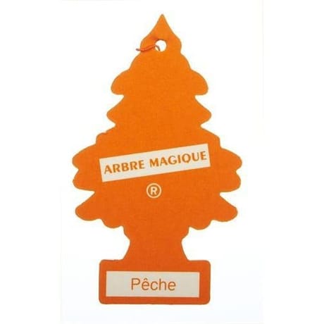 Arbre magique desodorisant voiture pêche 11g