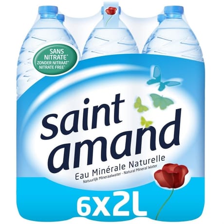 Saint Amand eau minérale naturelle 6X2l