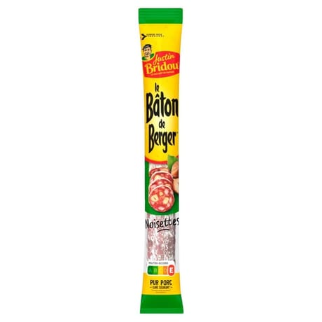 Justin Bridou bâton de berger noisettes 250g