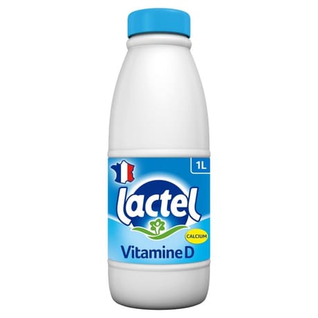 Lactel lait demi-écrémé 1l
