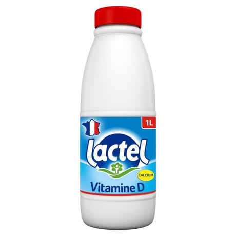 Lactel lait entier avec vitamine D 1l