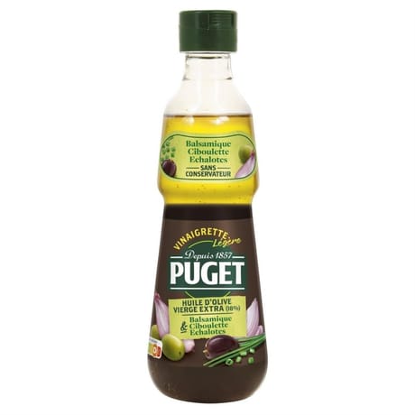 Puget vinaigrette biphasée balsamique ciboulette échalote 330ml