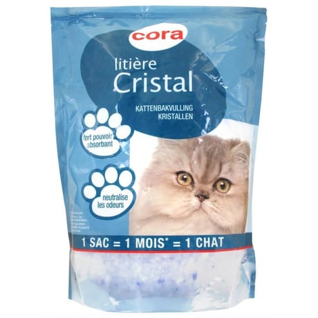 Cora litière de silice chat 5 litres
