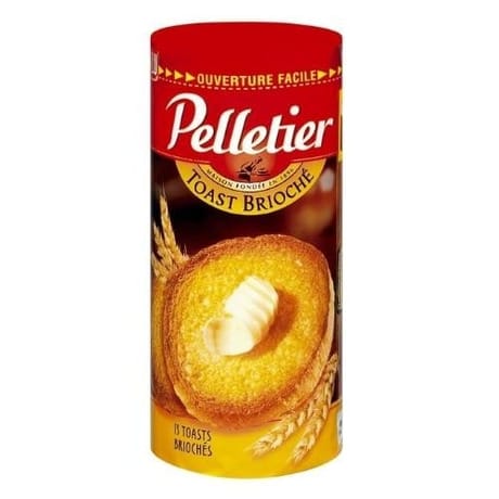 Lu pelletier 15 toasts briochés 150g