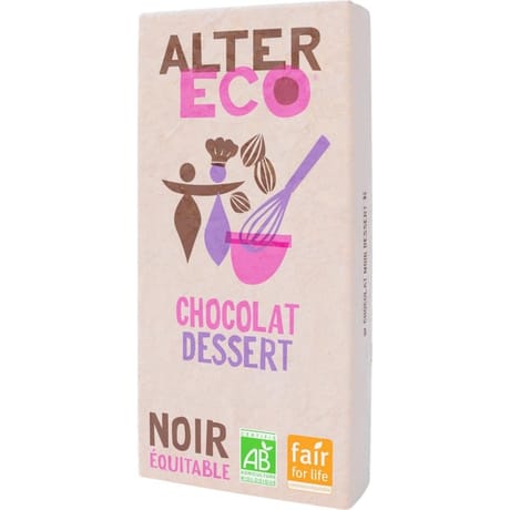 Alter Eco chocolat dessert bio 200g