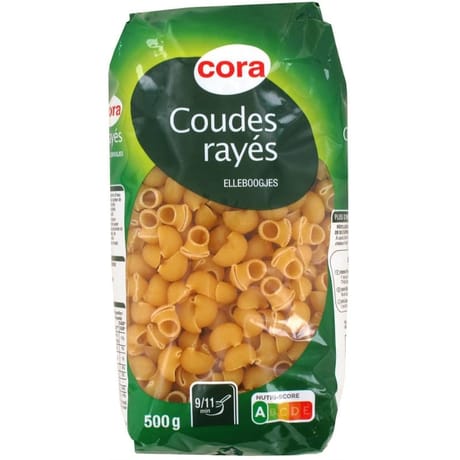 Cora coudes rayés 500g