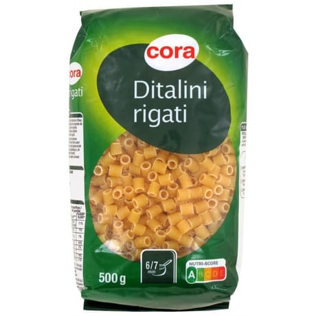 Cora ditalini rigati 500g