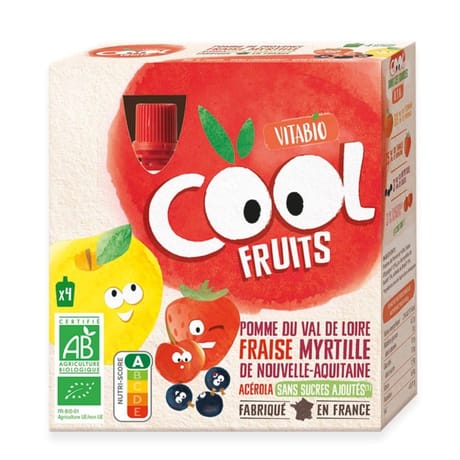 Vitabio Cool fruits rouges  4x90g
