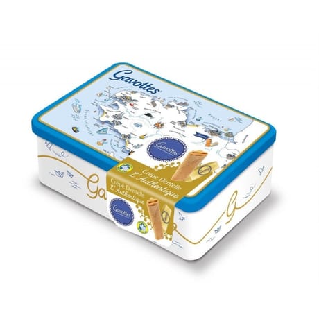 Gavottes coffret carte de bretagne crêpes dentelle nature 200g