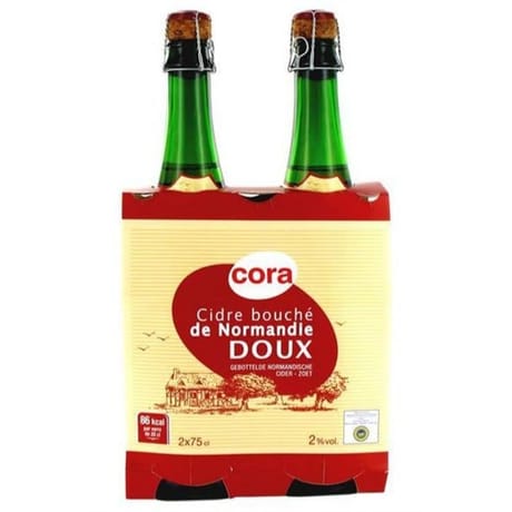 Cora cidre Normand doux 2 x 75 cl 2% Vol.