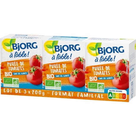 Bjorg coulis de tomates bio 3x200g