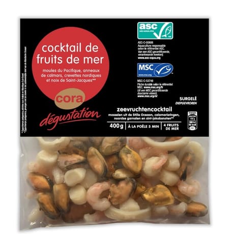 Cora Dégustation cocktail de fruits de mer 400g