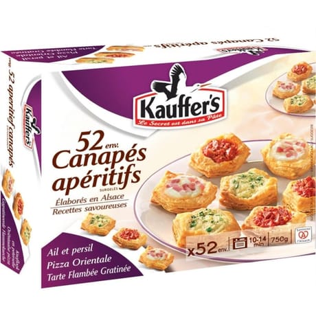 Kauffer's 52 canapés apéritif 750g
