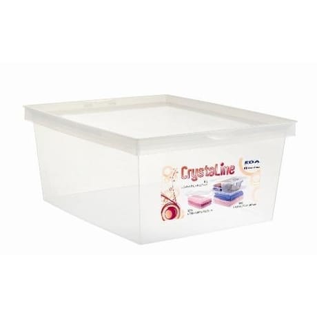 Eda boite crystaline rectangulaire 18L naturel