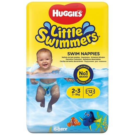 Huggies little swimmers maillots de bain jetables T2/3 x12