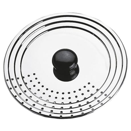 Cora couvercle passoire inox 16/18/20cm