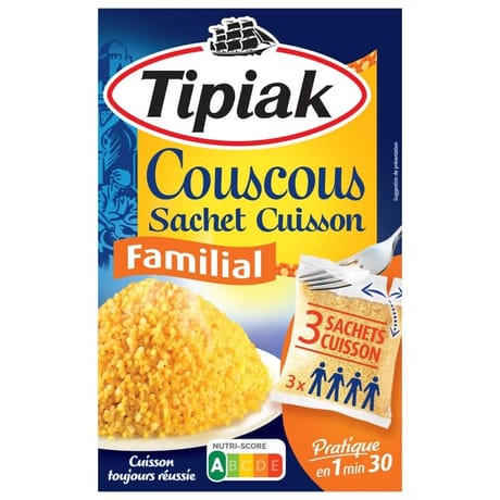 Tipiak couscous familial (3x210g) 630g