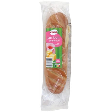 Cora sandwich viennois jambon emmental 240g