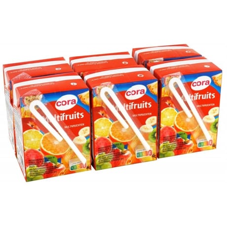 Cora nectar multifruits briquette 6 x 20cl