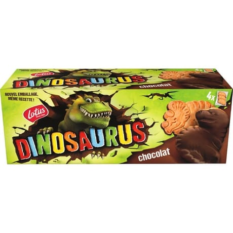 Lotus dinosaurus chocolat noir 3 sachets 225g