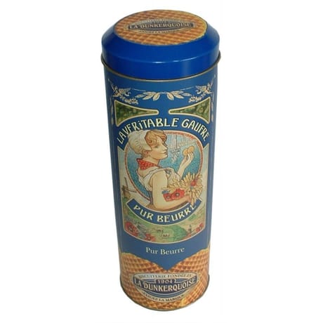 La dunkerquoise tubo métal de gaufres fines pur beurre 400g