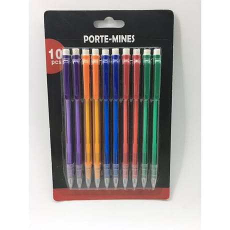 Lot de 10 porte mines 0.7mm